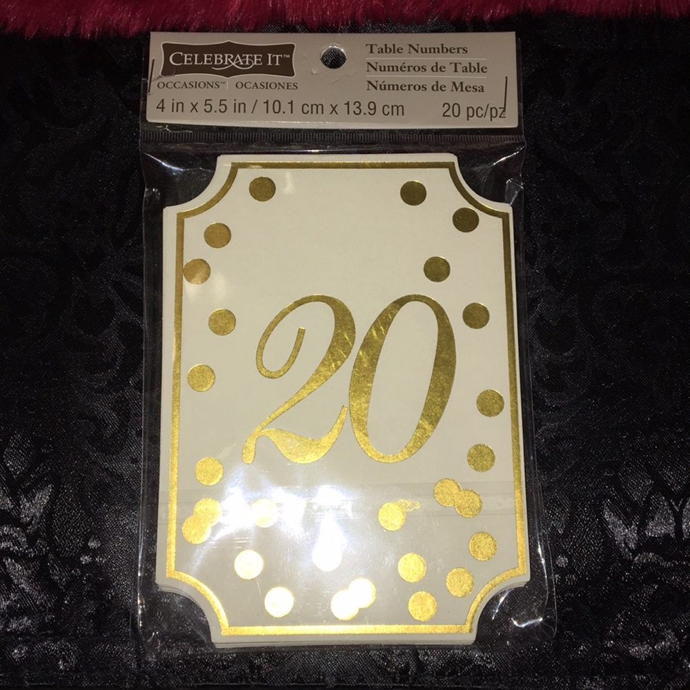 Table Numbers